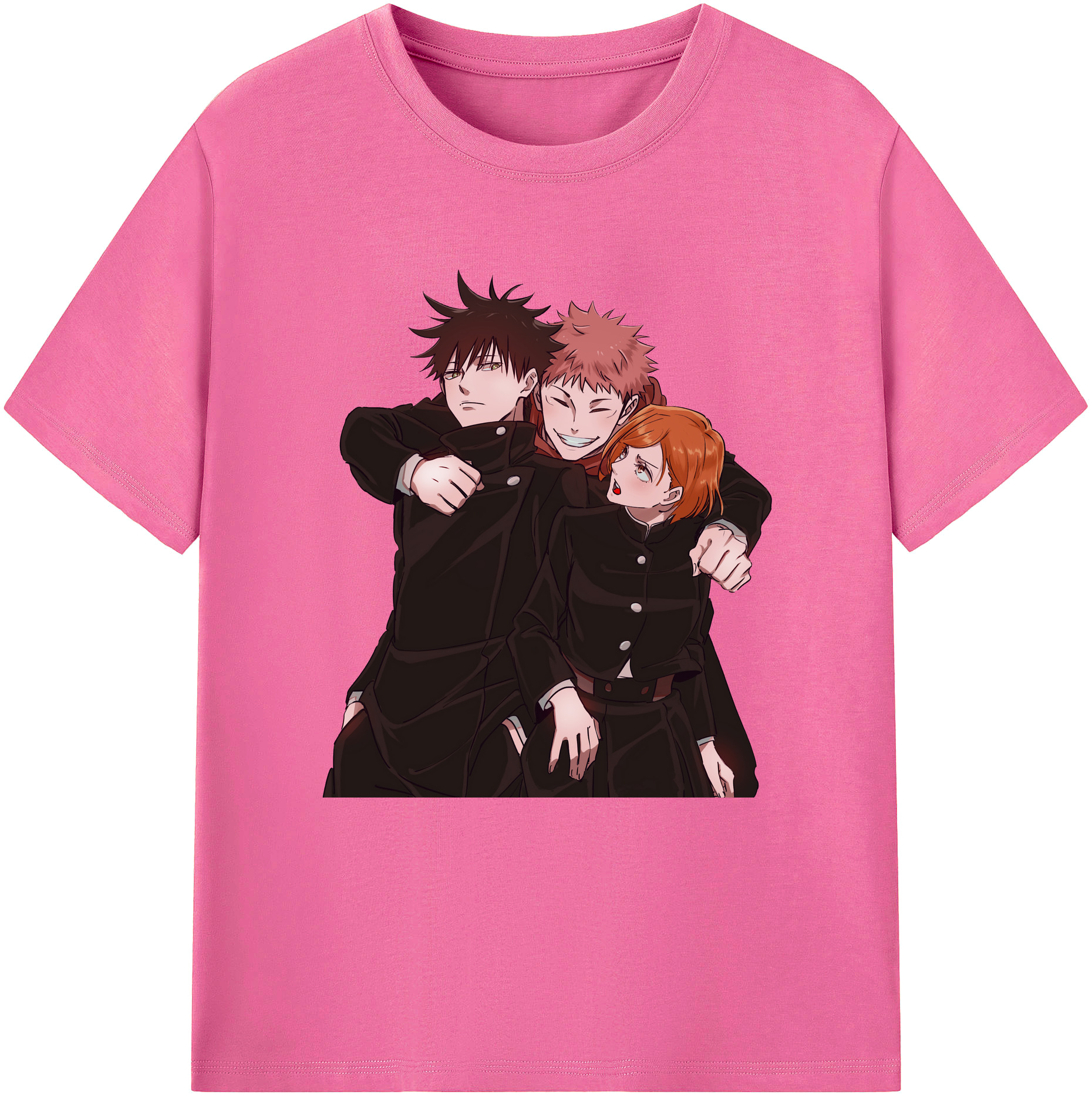 （画像用） 呪術廻戦 Jujutsu Kaisen レディースカジュアルプリントTシャツ（綿100％）